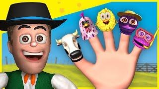 La Familia Dedos De La Granja de Zenón | Aprender los Animales | A Jugar