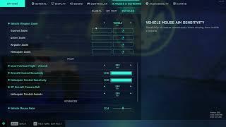 Control, sensitivity settings | BATTLEFIELD 2042