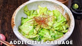 5-Minute Addictive Salted Cabbage Recipe (Izakaya Style Yamitsuki Shio Cabbage)