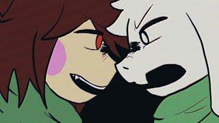 Don’t listen but it’s Chara and Asriel (Undertale Animation)