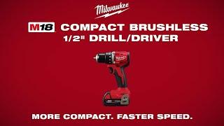 Milwaukee M18 Compact Brushless 1/2" Drill/Driver 3601-20 & 3601-22CT