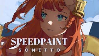 Reverse: 1999 Sonetto Fanart - Krita Speedpaint