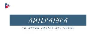 8 класс - Литература - А.И. Куприн. Рассказ "Куст сирени"