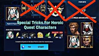 How To T2 Heroic Quest Characters Without MRUT & Mega T2 Ticket - Marvel Future Fight