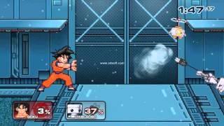 super smash flash 2 goku vs chibi robot