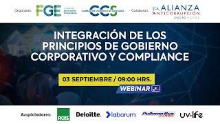 Webinar: “Integración de los Principios de Gobierno Corporativo y Compliance”