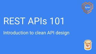 REST API 101: Introduction to clean API design with Manuel Doncel