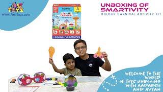 Unboxing of Smartivity Colour Carnival Activity Kit for Kids - FirstToyz.com