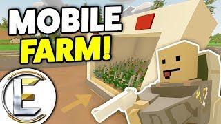 MOBILE FARM! - Unturned RP Rags To Riches #1 (Berry Farm On The Back Of A Truck)