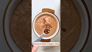 Roasted Red Pepper Dip with Mixed Nuts