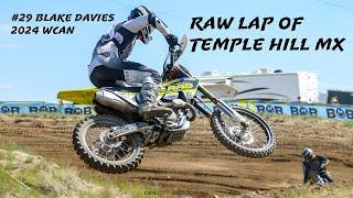 Raw Lap of 2024 Temple Hill MX in Raymond Alberta with Blake Davies