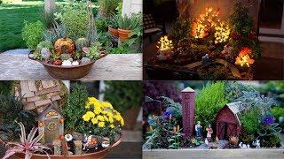 4 Fall Fairy Garden Ideas! 