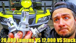 DON'T Put Any Other H4 LED Headlight In Your ATV or UTV! | Auxito 2022 Upgrade 20,000 Lumens