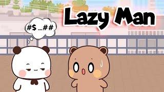 Gomu is lazy man ?  | Bubu Dudu | Milk Mocha Bear | Animation | Cute Couple