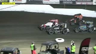 10.10 POWRi National & West Midget League Sooner State 55 | Highlights