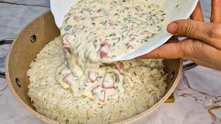 БЕЗ МЯСА БЫСТРЫЙ СЫТНЫЙ ОБЕД С РИСОМ