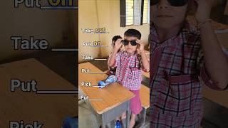 Phrasal verbs  | Learning through activities | English activities| Innovative teaching #shorts #yt