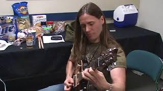 Rusty Cooley and Mark Tremonti hanging out backstage jamming