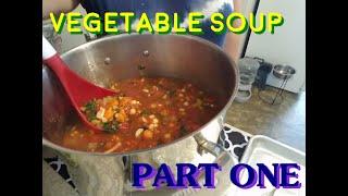 Almost Copycat Panera 10 Ingr. Veggie Soup -