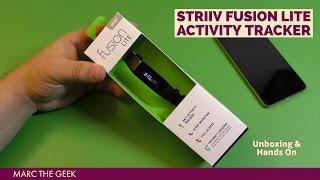 Striiv Fusion Lite Activity Tracker Hands On