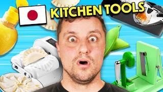 Americans Try The BEST Japanese Kitchen Tools!