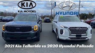 2021 Kia Telluride SX vs 2020 Hyundai Palisade Limited