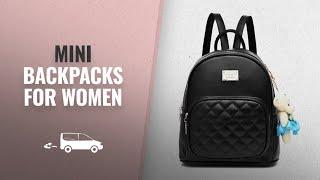 Top 10 Mini Backpacks For Women [2018]: Women Leather Backpack Purse Satchel School Bags Casual