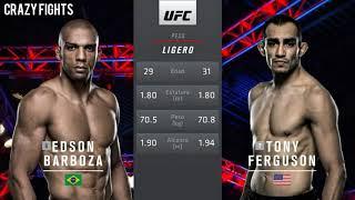 Edson Barboza vs Tony Ferguson - Lightweight Bout (Highlights)