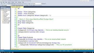 Working with Foreign Keys in SQL Server