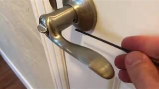 Attaching a Loose Door Handle