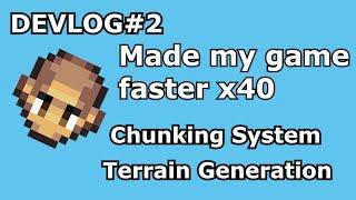 Miner's Delight - Indie Game Devlog #2 Tilemap Chunking and Terrain Generation