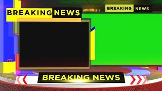 Breaking News Green Screen | Created By MTC TUTORIALS