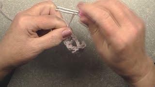 Выпуклый столбик.Вязание крючком.Crochet for beginners