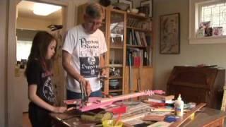 D.I.Y. guitar-building webisode with Bill Napier-Hemy & kids: Part 4