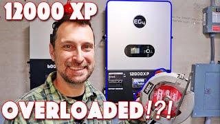 EG4 12K Off Grid Solar Inverter Real World Load Test!