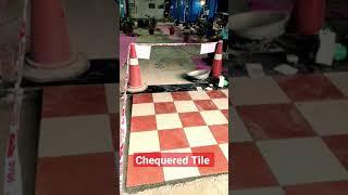 Chequered tile | Afroz Civil |#Chequeredtile #tiles