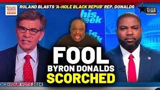 'Consensual Manservant' Byron Donalds HIT By George Stephanopoulos For Harris RACIAL IDENTITY SLUR