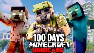 I Survived 100 Days in a ZOMBIE APOCALYPSE in Hardcore Minecraft!