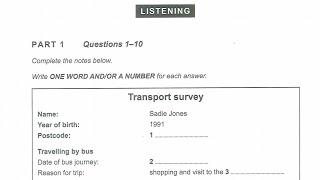 Cambridge 18 listening test 1 with answers #ieltslistening