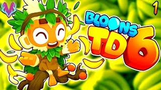 БАНАНОВЫЙ МАГНАТ! • Bloons TD 6 Прохождение • #1