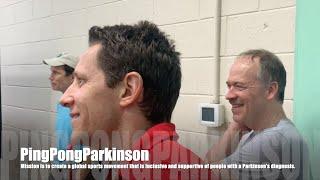 Robert Gardos and Jules Apatini visit PingPongParkinson®