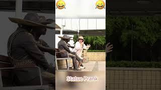 Funny statue prank #funny #fyp #statueprank #funnyvideos #haha #prankvideo