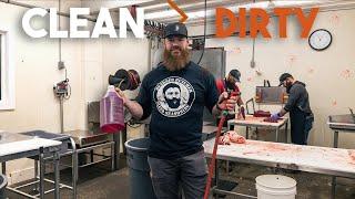 How To Professionally Clean A Butcher Shop | The Bearded Butchers!