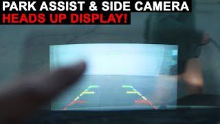 Hudway Drive Car Heads Up Display (Park Assist & Side Cameras Install & Review)