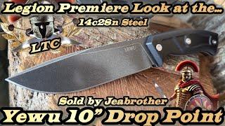 Legion Premiere Look at the Yewu Drop 10” Point Hunter in 14c28n Steel sold by Jeabrother.