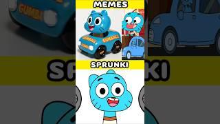 Sprunki incredibox Gumball, Peppa Pig vs memes + cute car