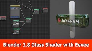 Blender 2.8 Eevee Glass Shader Tutorial