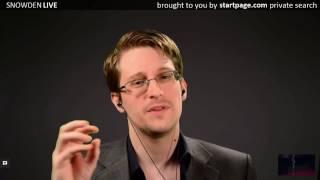 Edward Snowden recommends services like StartPage that don't track you