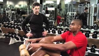 Nelly and Andrew Bynum Workout - Celebrity Sweat