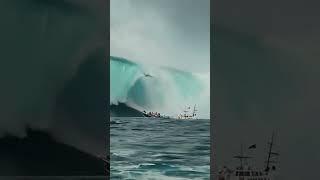 of Skill and Courage! #scaryocean #dangerouswaves #ocean